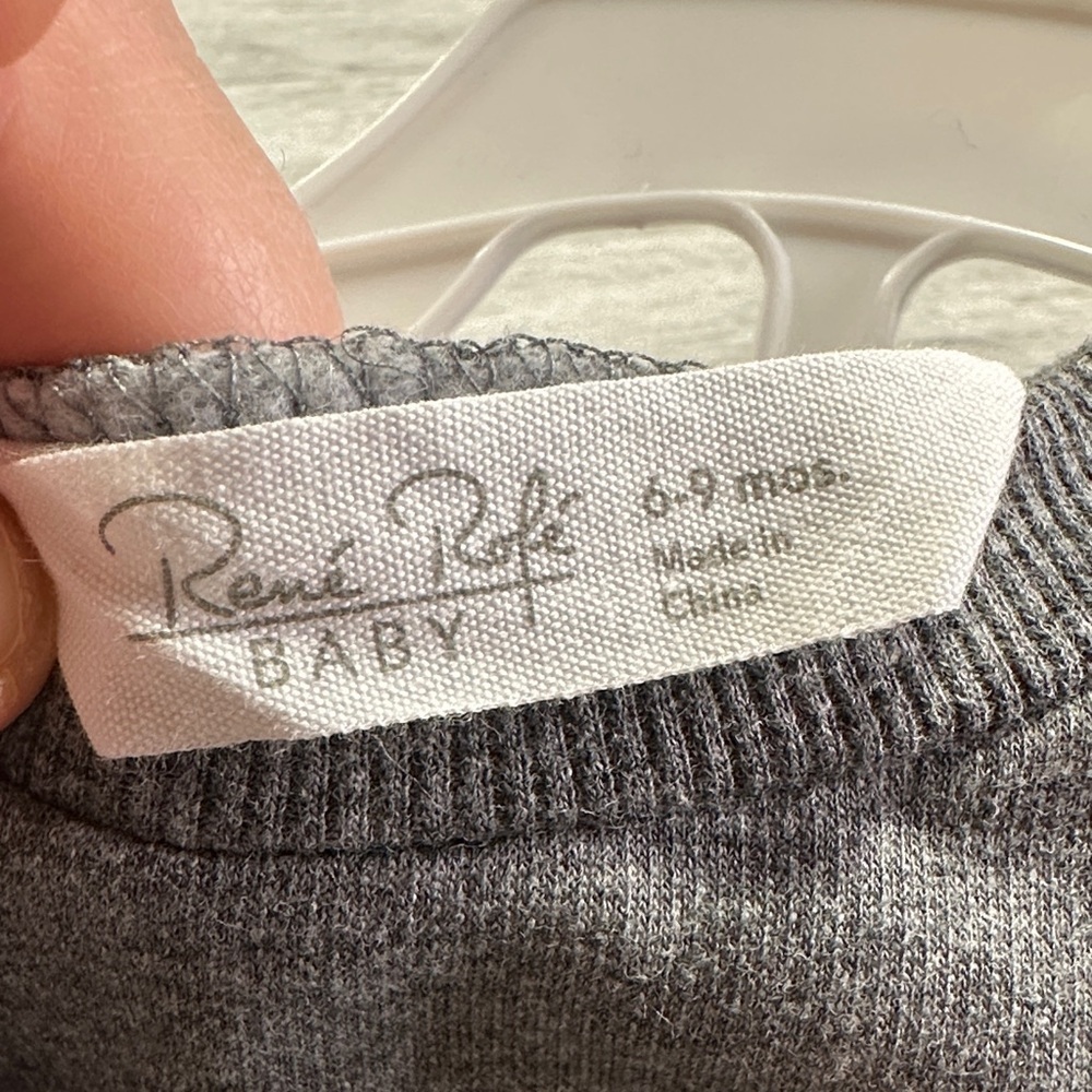 💥 5/$75 - Rene Rofe Gray and Navy Kids Matching Set - Picture 5 of 5